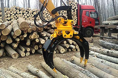 excavator forestry attachments