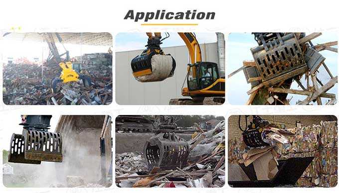 demolition-grapples-application-JIANGTU-concrete-demolition-excavator-attachments