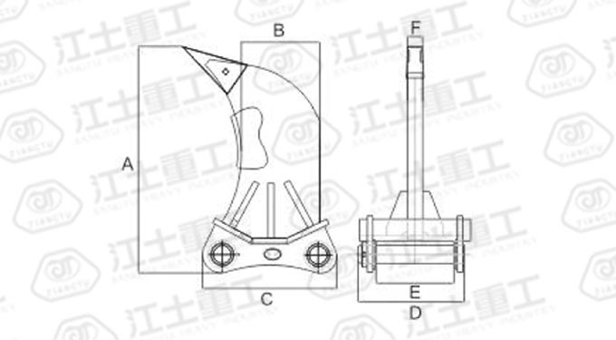 excavator-ripper,mini-excavator-ripper-tooth-drawings