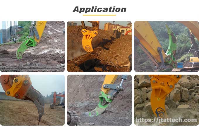 rock-ripper-bucket-mini-excavator-ripper-tooth-application-JIANGTU-excavator-attachment