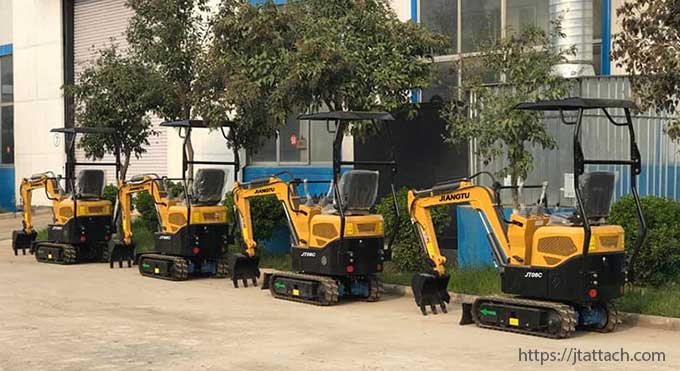 YG China Compact Hydraulic Mini Excavators 0.8 Ton With Thumb Bucket  Diggers Mini Small Digger Crawler Excavator Attachments