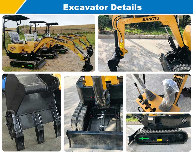 details-of-small-excavator-0.8ton-micro-excavator-in-China