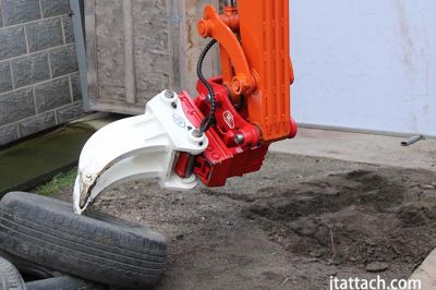 JIANGTU Announces 180 Degree Hydraulic Tilt Rotator Quick Hitch Coupler for Excavator