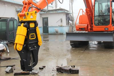 small hydraulic shear for excavator 4-8 tone JIANGTU mini excavator shear attachments