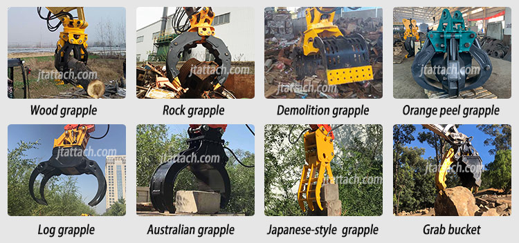 hydraulic-grapples-log-stone-grapples-demoliton-grapples