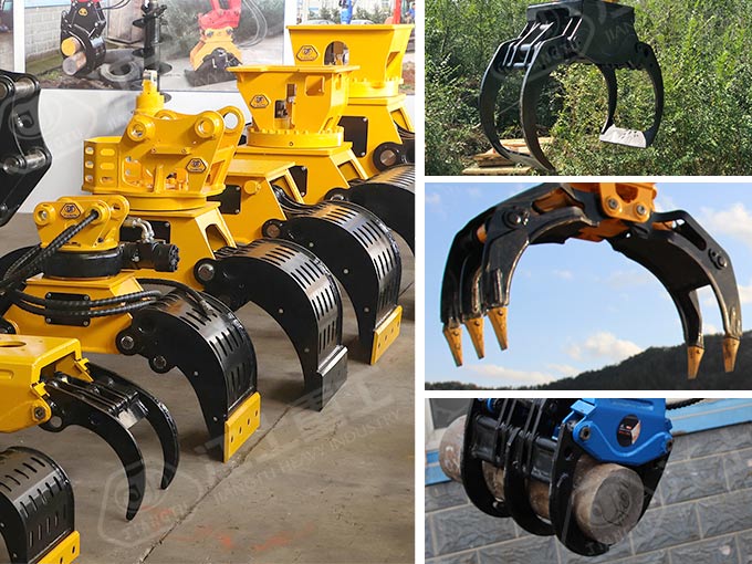 claws type-multifunctional-grapple-wood-rock-steel-grapples-for-excavators