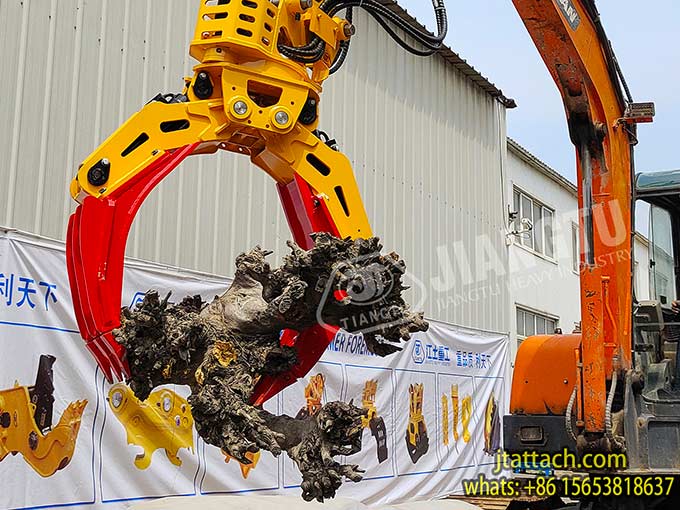 Compact (Mini) Excavator Attachments- Excavator Grapple - China