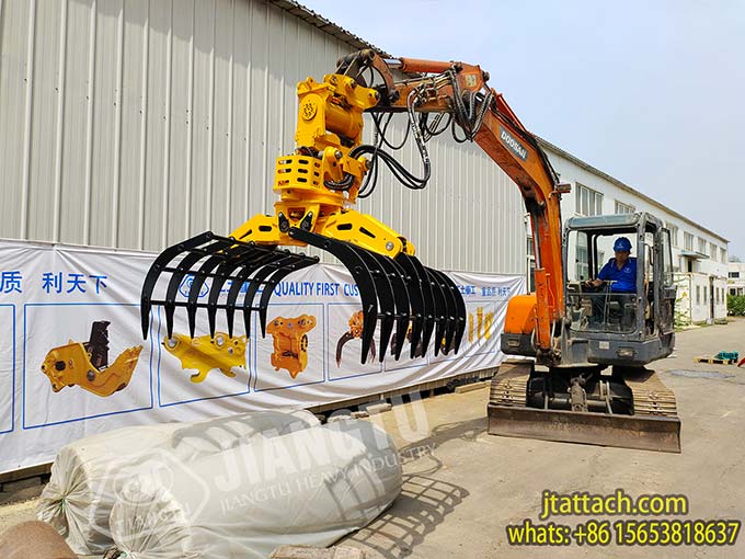 New-multipurpose-grapple-hydraulic-rotating-excavator-wood-logging-timber-grass-steel-pipes-stones-grab-attachments