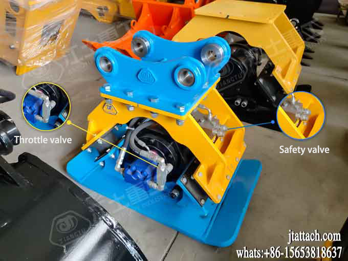 Valve-core-JIAGNTU-hydraulic-plate-compactor-for-excavator