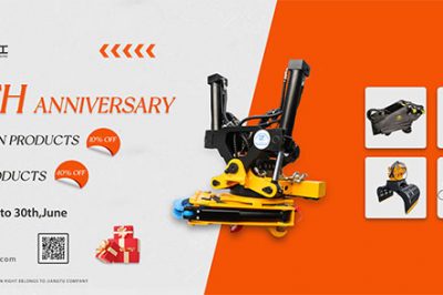 Twelve-year factory celebration promotion. Jiangtu excavator attachments up to 10% off, new products up to 40% off!