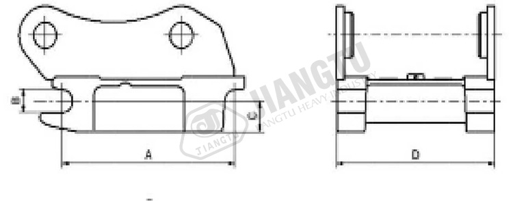 S-Quick-Hitch-Hydraulic-Quick-Coupler-for-Excavator-1.5-18T-drawing