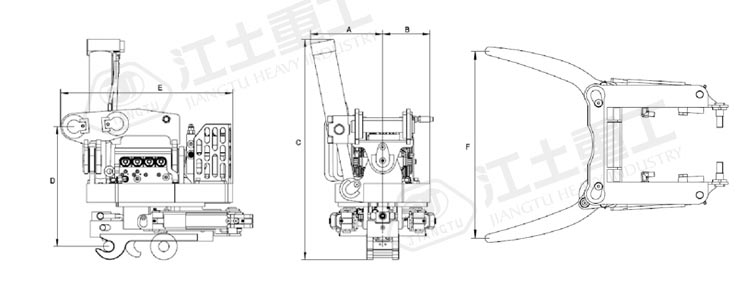 Drawing-EXCAVATOR-TILTROTATOR-COUPLER