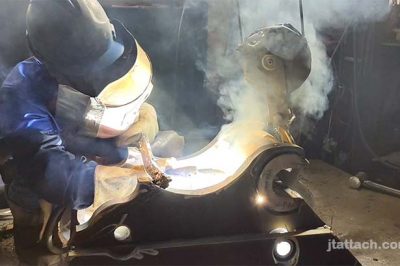 How are excavator attachments made by China JIANGTU?